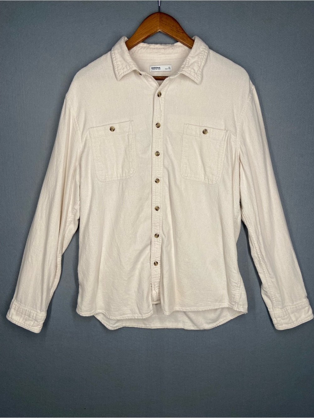 Sonoma Cream Button Down Shirt
